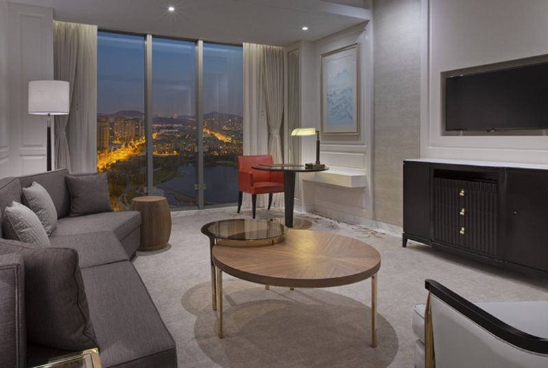 Sheraton Qingdao Licang Hotel Bagian luar foto